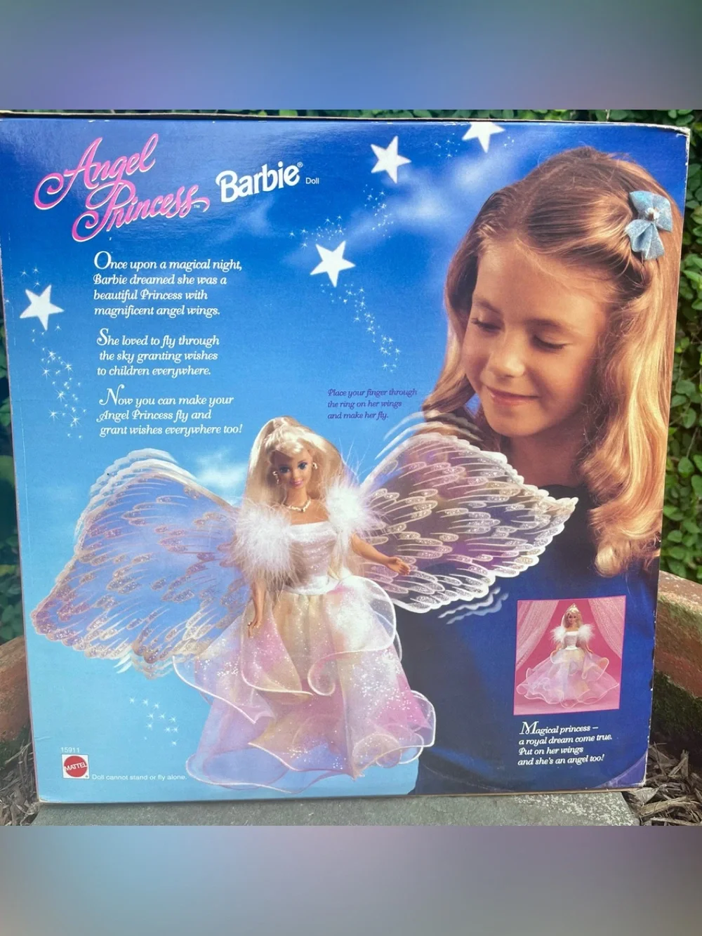 1996 Angel Princess Barbie Never Removed From Box